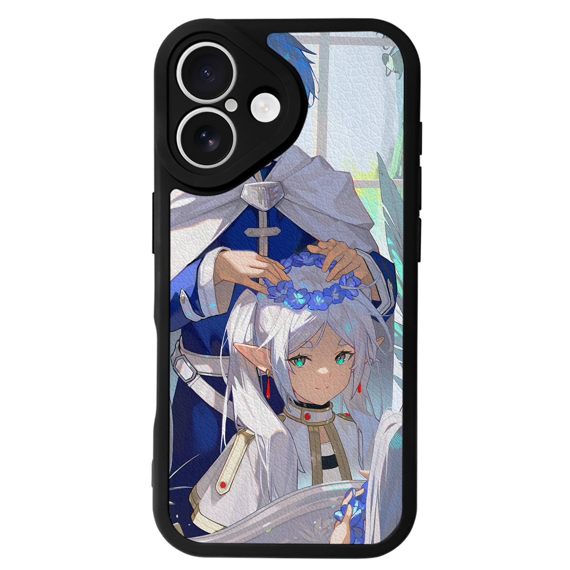 （画像用） 葬送のフリーレン Frieren 【iPhone 16シリーズ対応】シリコンスマホケース（レザー調） 材質：シリコン